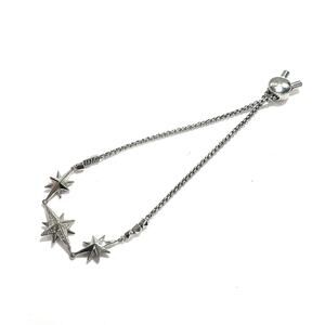 MICHAEL KORS Silver Starburst Pave Slider Bracelet
